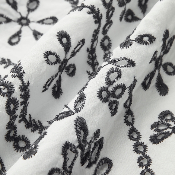 Commense Black and White Floral Midi Dress - Picture 3 of 3